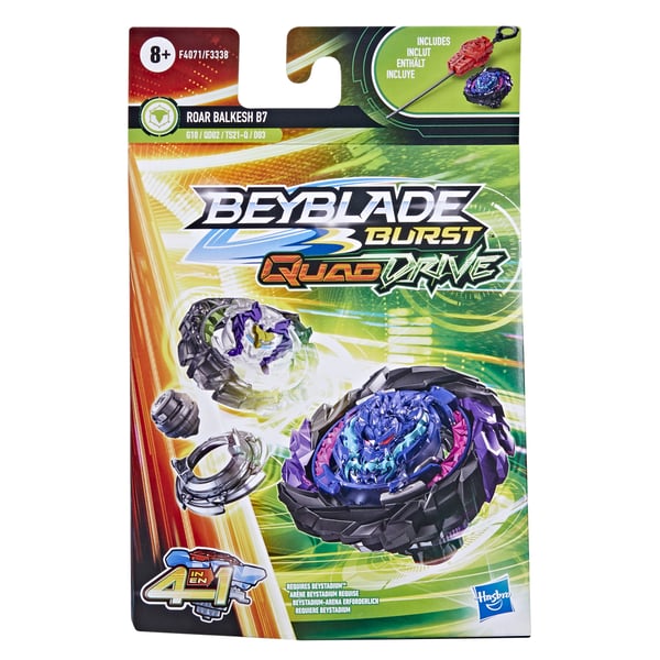 Beyblade Quad Drive F4071ES0 toiminnallinen/taitopeli & lelu Lentävä hyrrä