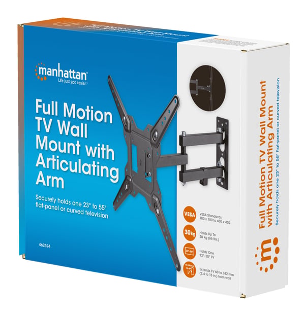 Manhattan 462624 tv-fäste 139,7 cm (55") Svart