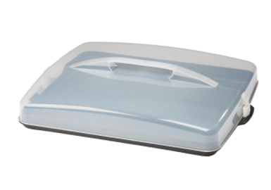 Hama 00111497 madbakke Rektandel Sort, Transparent