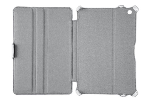 Trust Hardcover skin & folio stand f iPad Mini Vit
