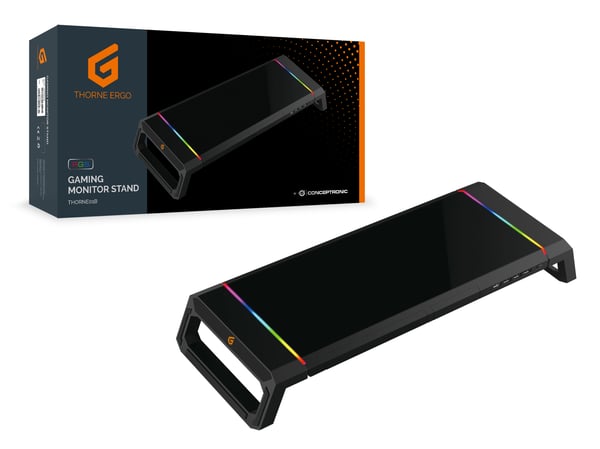 Conceptronic THORNE01B skærmbeslag og -stativer Skrivebord Sort