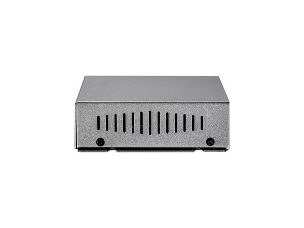 LevelOne GEP-0521 verkkokytkin Hallitsematon Gigabit Ethernet (10/100/1000) Power over Ethernet -tuki Harmaa