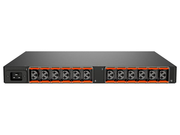 Vertiv Geist MUU3E1R5-12CF17-2C20A9H00-S tehonjakeluyksikkö 12 AC-pistorasia(a) 0U Musta