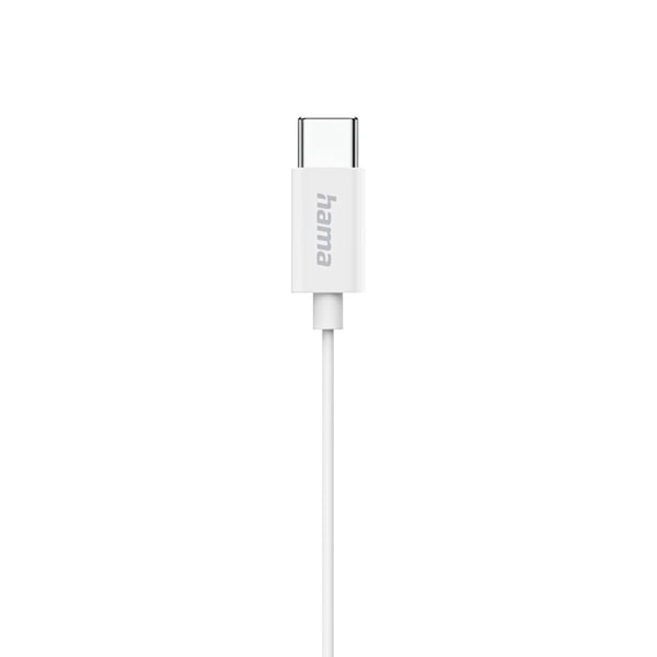 Hama Classy Kuulokkeet Langallinen In-ear Puhelut/Musiikki USB Type-C Valkoinen