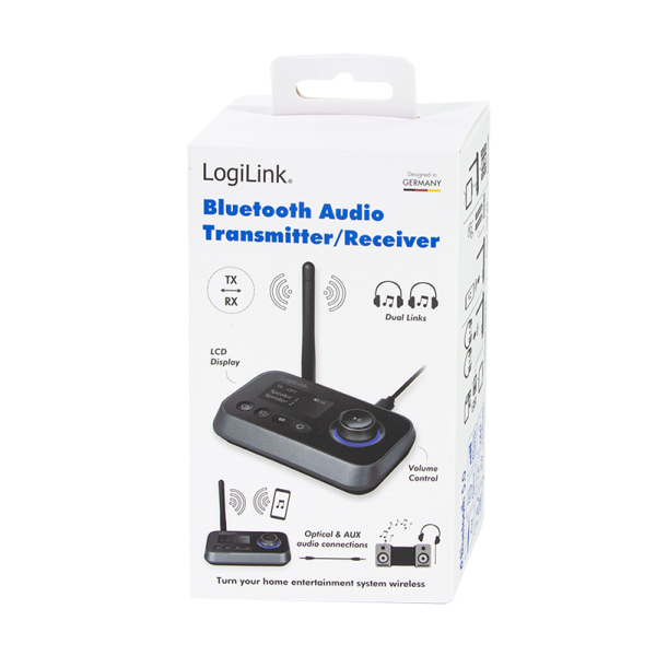 LogiLink BT0062 AV-signaalin jatkaja AV-lähetin ja -vastaanotin Musta