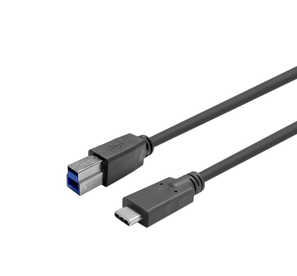 Vivolink PROUSBCBMM7.5 USB-kabel USB 3.2 Gen 1 (3.1 Gen 1) 7,5 m USB C USB B Sort
