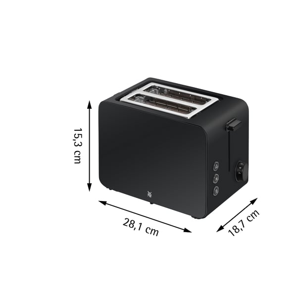 WMF Stelio 0414210071 7 2 skivor 1050 W Svart
