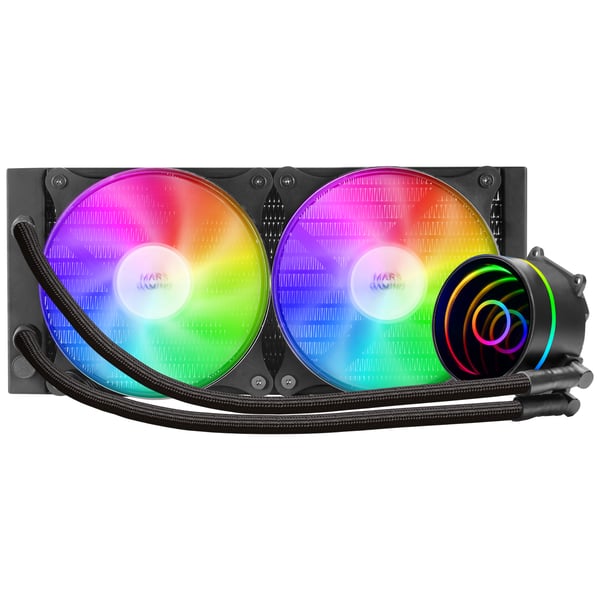 Mars Gaming MLONE240 kylsystem för dator Processor Vätskekylningskit 12 cm Svart 1 styck