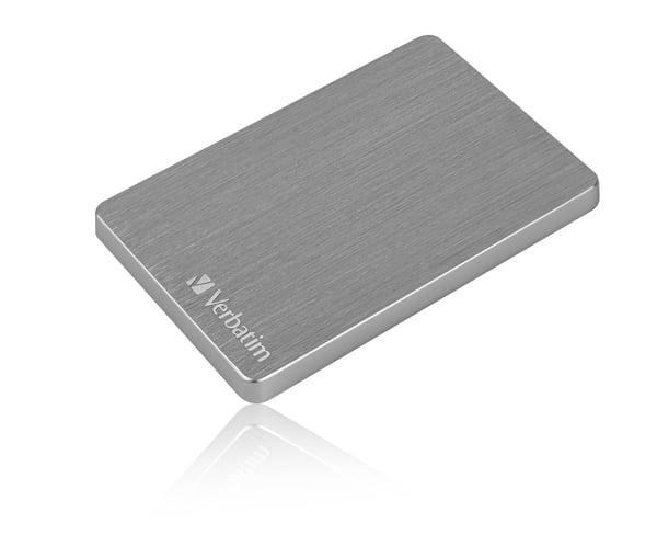 Verbatim Store 'n' Go ALU Slim externa hårddiskar 2 TB 2.5" USB Type-C 3.2 Gen 1 (3.1 Gen 1) Grå