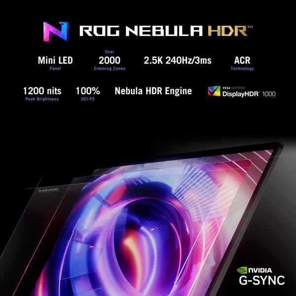 ASUS ROG Strix SCAR 16 G635LX-RW042W Copilot+ PC Intel Core Ultra 9 275HX Kannettava tietokone 40,6 cm (16") WQXGA 64 GB DDR5-SDRAM 2 TB SSD NVIDIA GeForce RTX 5090 Wi-Fi 7 (802.11be) Windows 11 Home Musta QWERTY Hollanti