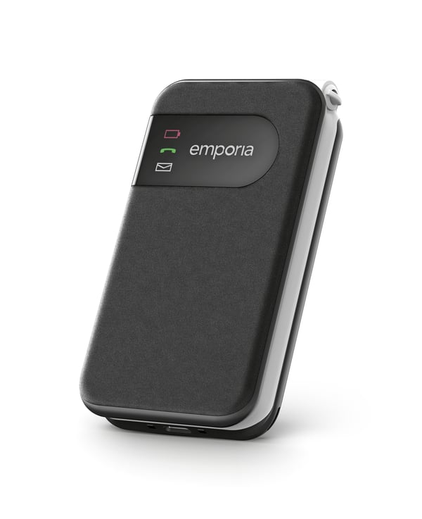 Emporia SIMPLICITYglam.4G 7,11 cm (2.8") 106 g Sort Senior telefon