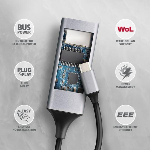 Axagon ADE-TXPD netværkskort Ethernet 1000 Mbit/s