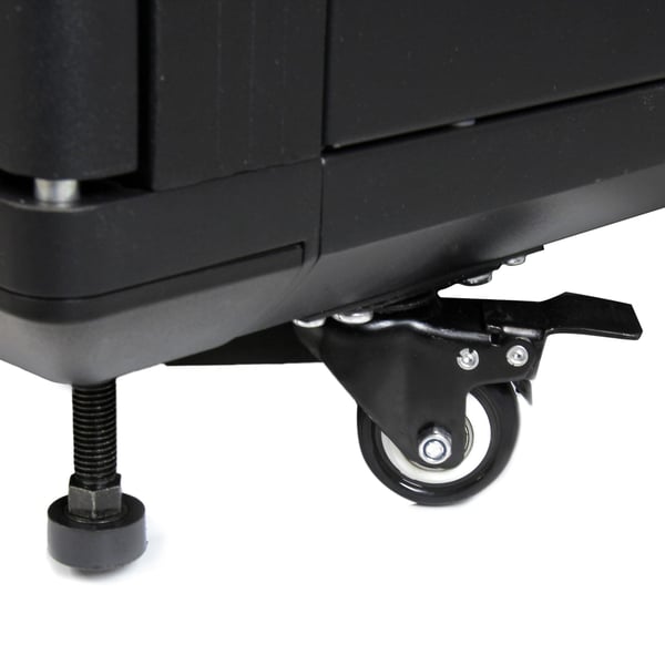 StarTech.com RK1236BKF stativ 12U Fritstående reol Sort