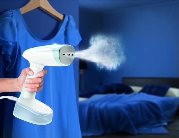 Tefal Access Steam Pocket DT3041 Handhållen klädångare 1300 W Blå, Vit
