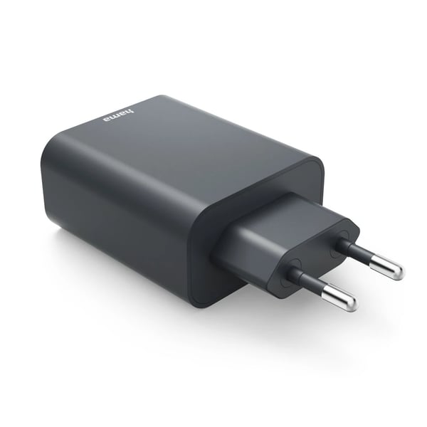 Laptopadapter Hama HAMA AC-LADDARE ECOSENTIAL 45W PD 1X USB-C, 1X USB-A, ANTRACIT