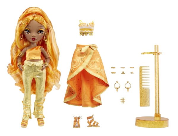 Rainbow High CORE Fashion Doll- Meena Fleur (Saffron)