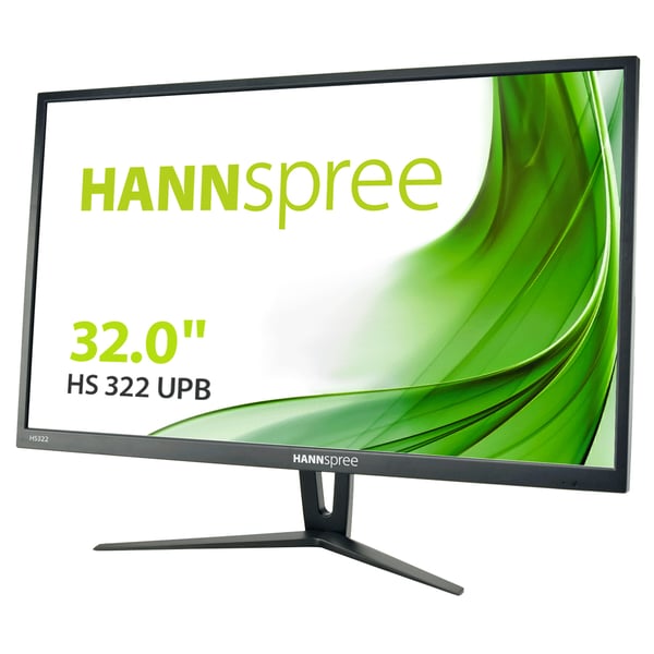 Hannspree HS 322 UPB platta pc-skärmar 81,3 cm (32") 2560 x 1440 pixlar Quad HD LED Svart