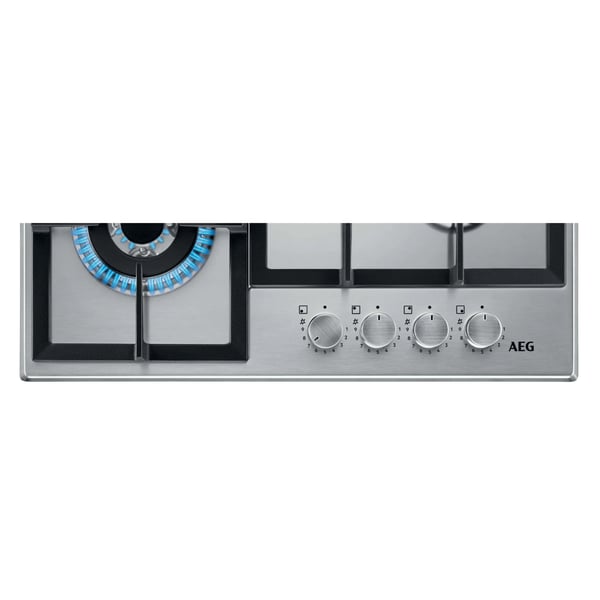 AEG HGB64400SM Rustfrit stål Indbygget 60 cm Gaskomfur 4 zone(s)