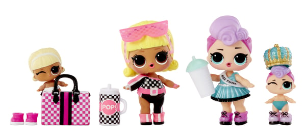 L.O.L. Surprise! Color Change 2-in-1 Me & My Doll + Lil Sis in PDQ
