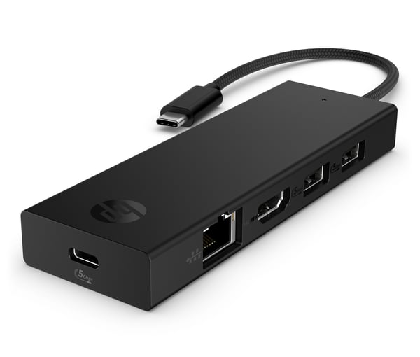HP bärbar USB-C 4K HDMI-hubb