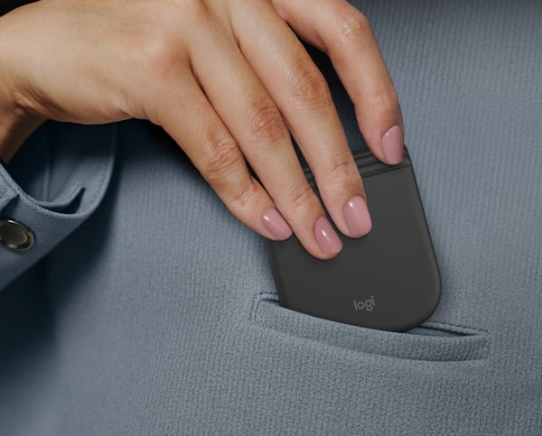Logitech Mobi Fold hiiri Matkailu Molempikätinen RF Wireless + Bluetooth Optinen 4000 DPI