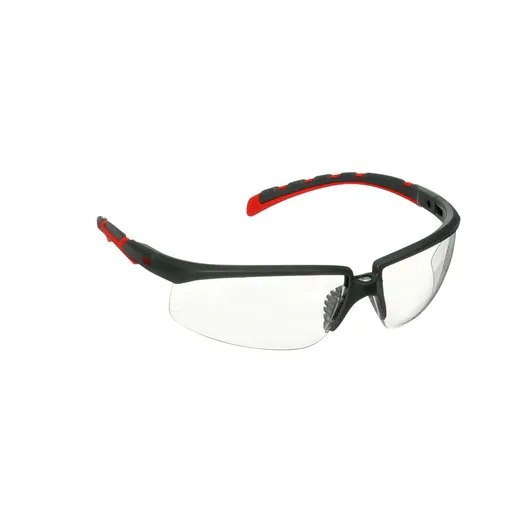 3M S2001SGAF-RED skyddsglasögon Plast Grå, Röd