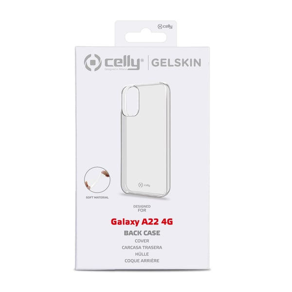 Celly Gelskin matkapuhelimen suojakotelo 16,3 cm (6.4") Suojus Läpinäkyvä