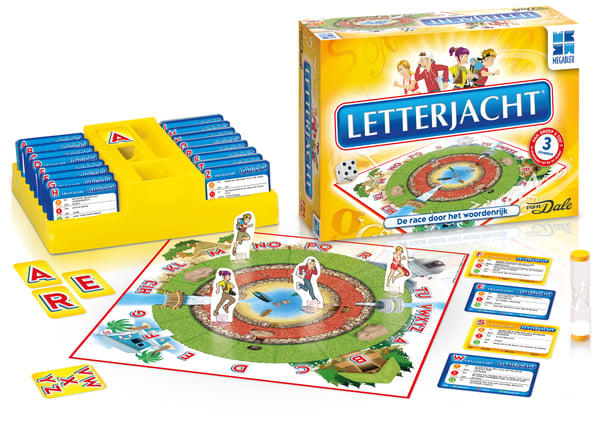 MEGABLEU Letterjacht 30 min. Brætspil Word