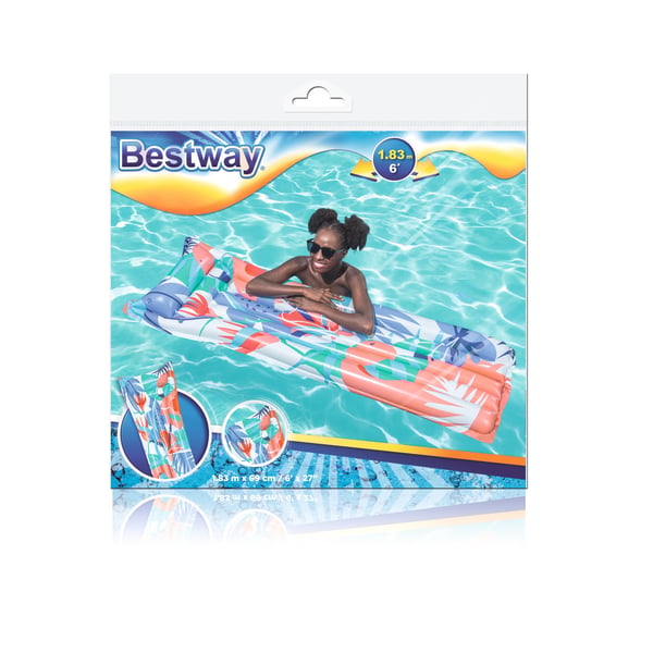 Bestway 44033 / 23 pool- och badmadrass Multifärg Mönstrad