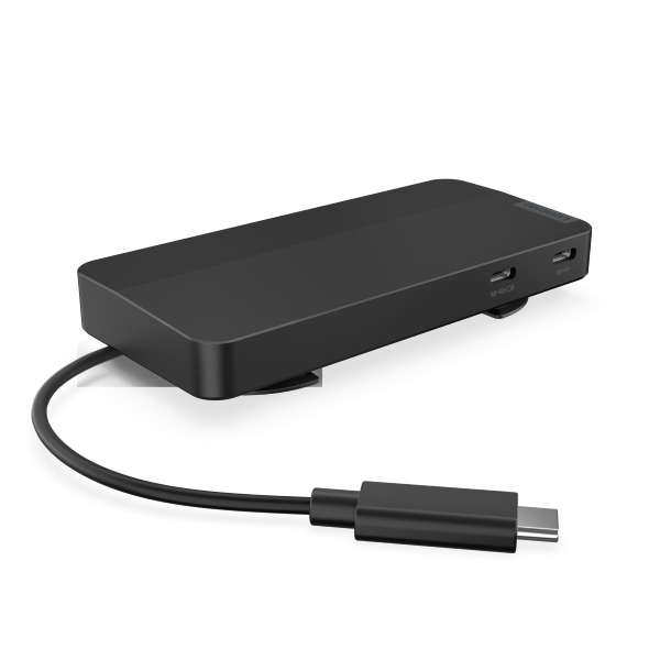 Lenovo 40B90000WW kannettavien tietokoneiden telakka ja porttitoistin Langallinen USB 3.2 Gen 1 (3.1 Gen 1) Type-C Musta