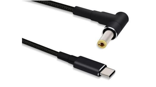 Microconnect USBC-DC-5A kaapelin sukupuolenvaihtaja 5.5 x 2.5 mm Musta