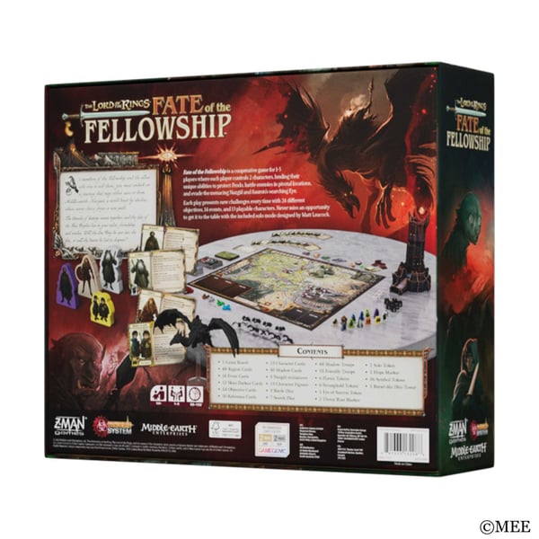 Asmodee The Lord of The Rings: Fate of The Fellowship Brætspil