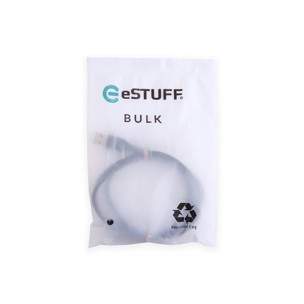 eSTUFF ES605180-BULK USB-kabel USB 2.0 1 m USB C USB A 60 W Sort