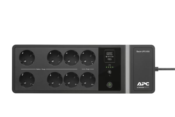 APC BE850G2-GR UPS-enhed Standby (offline) 0,85 kVA 520 W 8 AC stikkontakt(er)