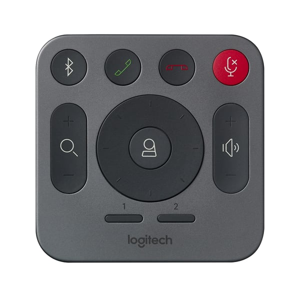 Logitech Rally Ultra-HD ConferenceCam fjernbetjening RF trådløst Webcam Tryk på knapper