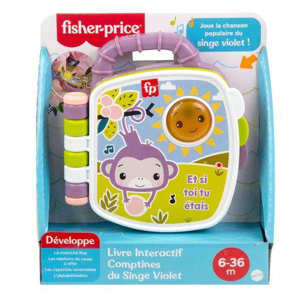 Fisher-Price Purple Monkey Musical Storybook