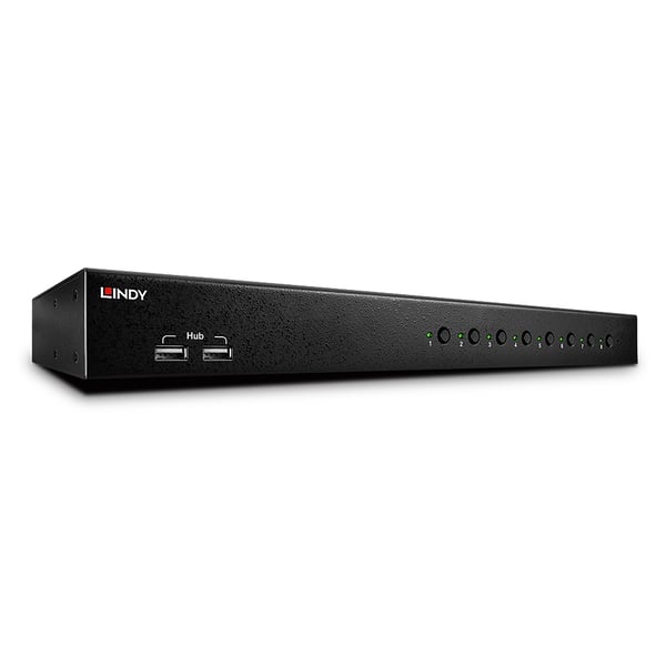 Lindy 39317 KVM-switchar Svart