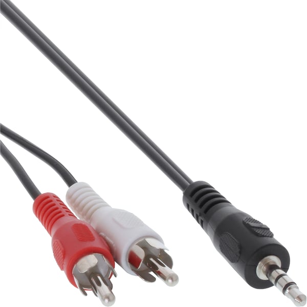 InLine 89939 audiokaapeli 2 m 3.5mm Musta
