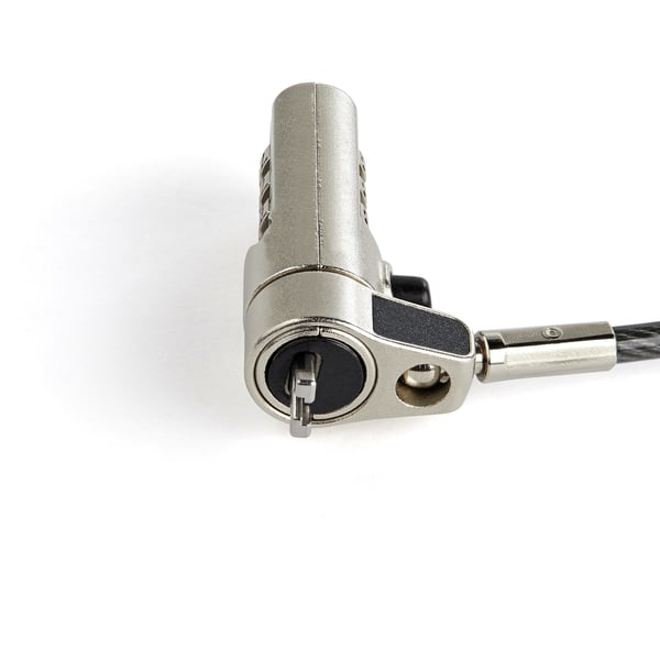 StarTech.com LTLOCKNANO Laptoplås (2 m kabel, Nano-lås, individuellt valbar kombination, stöldskydd)