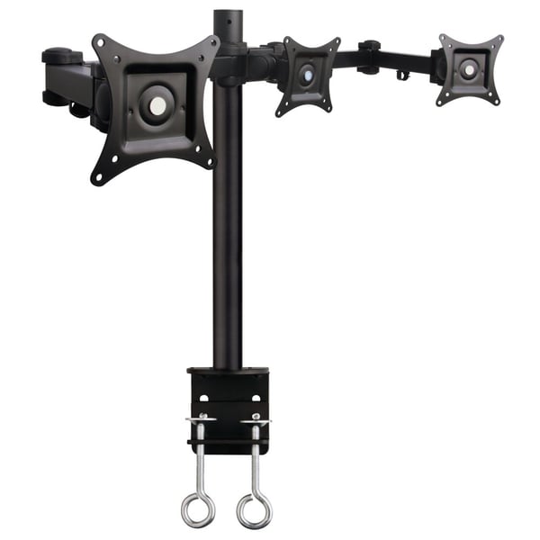 Techly ICA-LCD 482-T skærmbeslag og -stativer 61 cm (24") Skrivebord Sort