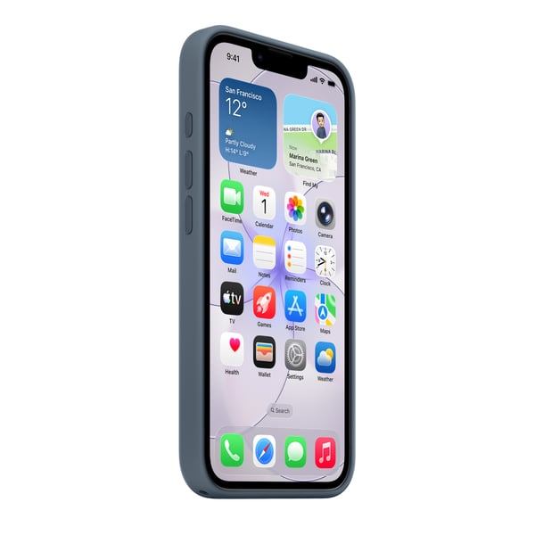 Apple iPhone 17e:n MagSafe-silikonikuori - ankkurinsininen