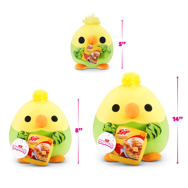 Snackles licenseret serie 3 12 cm plysdyr