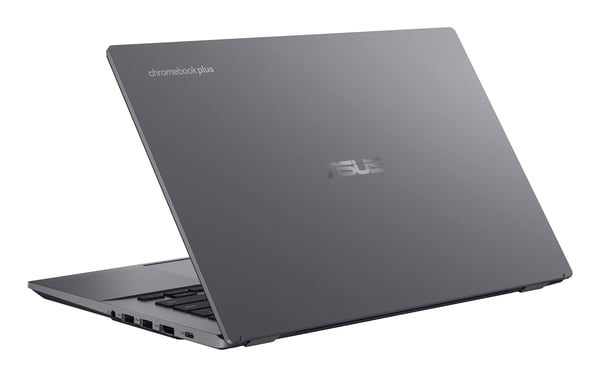 ASUS Chromebook Plus CX34 CB3402CVA-MW1596 Intel Core 5 120U 35,6 cm (14") Berøringsskærm Fuld HD 8 GB LPDDR5x-SDRAM 256 GB UFS Wi-Fi 6E (802.11ax) ChromeOS Grå QWERTY Spansk
