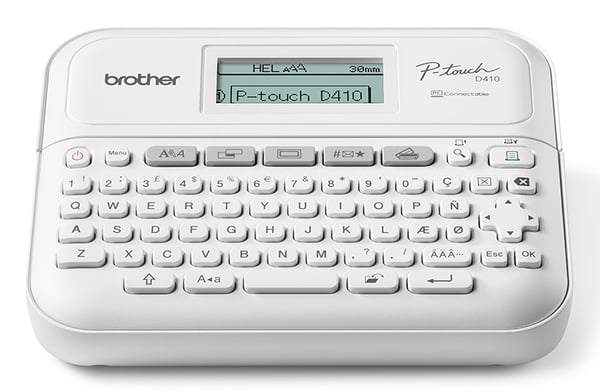 Brother PT-D410VP etiketprinter ZINK (Zero-Ink) 180 x 180 dpi Ledningsført TZe QWERTY