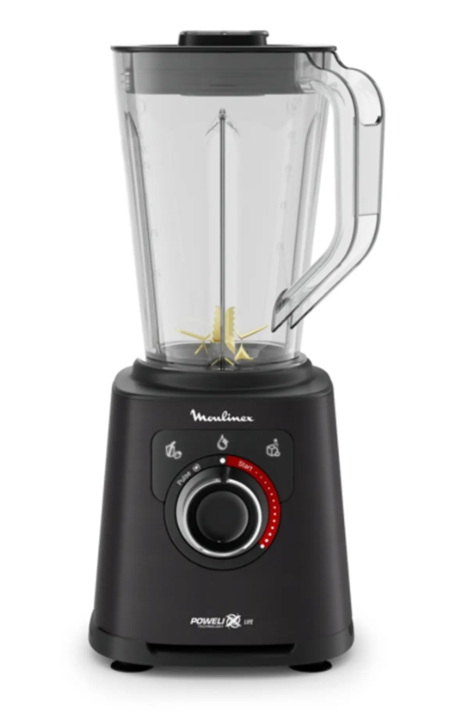 Moulinex PerfectMix+ LM88A8 1,5 L Bordplade blender 1200 W Sort