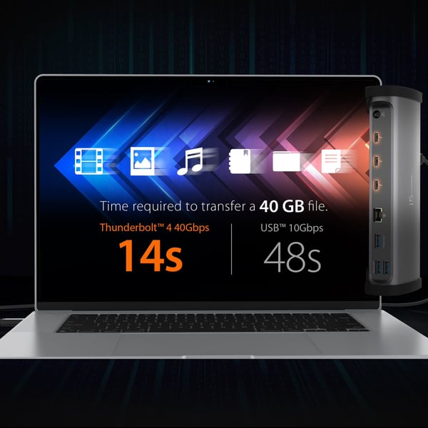 j5create JTD562-EN - 8K Thunderbolt™ 4 dockningsstation - EU