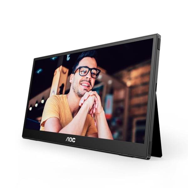 AOC 16T3EA bärbar tv-apparat och monitor Svart 39,6 cm (15.6") 1920 x 1080 pixlar
