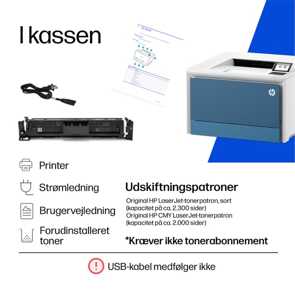 HP LaserJet Enterprise 4701dn Farve Printer