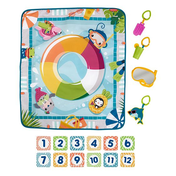 Fisher-Price GRR44 aktivitetslegetøj & legemåtte Flerfarvet Baby legemåtte