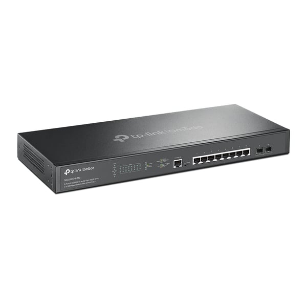 TP-Link Omada SG3210XHP-M2 netværksswitch Administreret L2+ 2.5G Ethernet (100/1000/2500) Strøm over Ethernet (PoE) 1U Sort